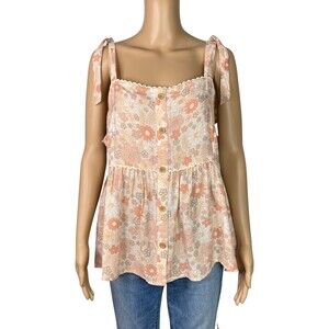 NWT LC Lauren Conrad Floral Rayon Tank Top XXL